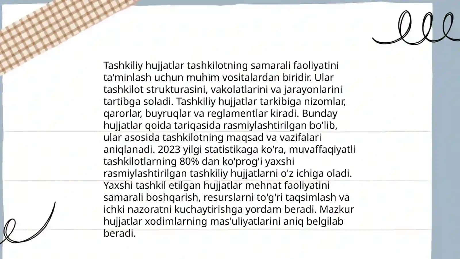 Tashkiliy hujjatlar va ularni rasmiylashtirish 4