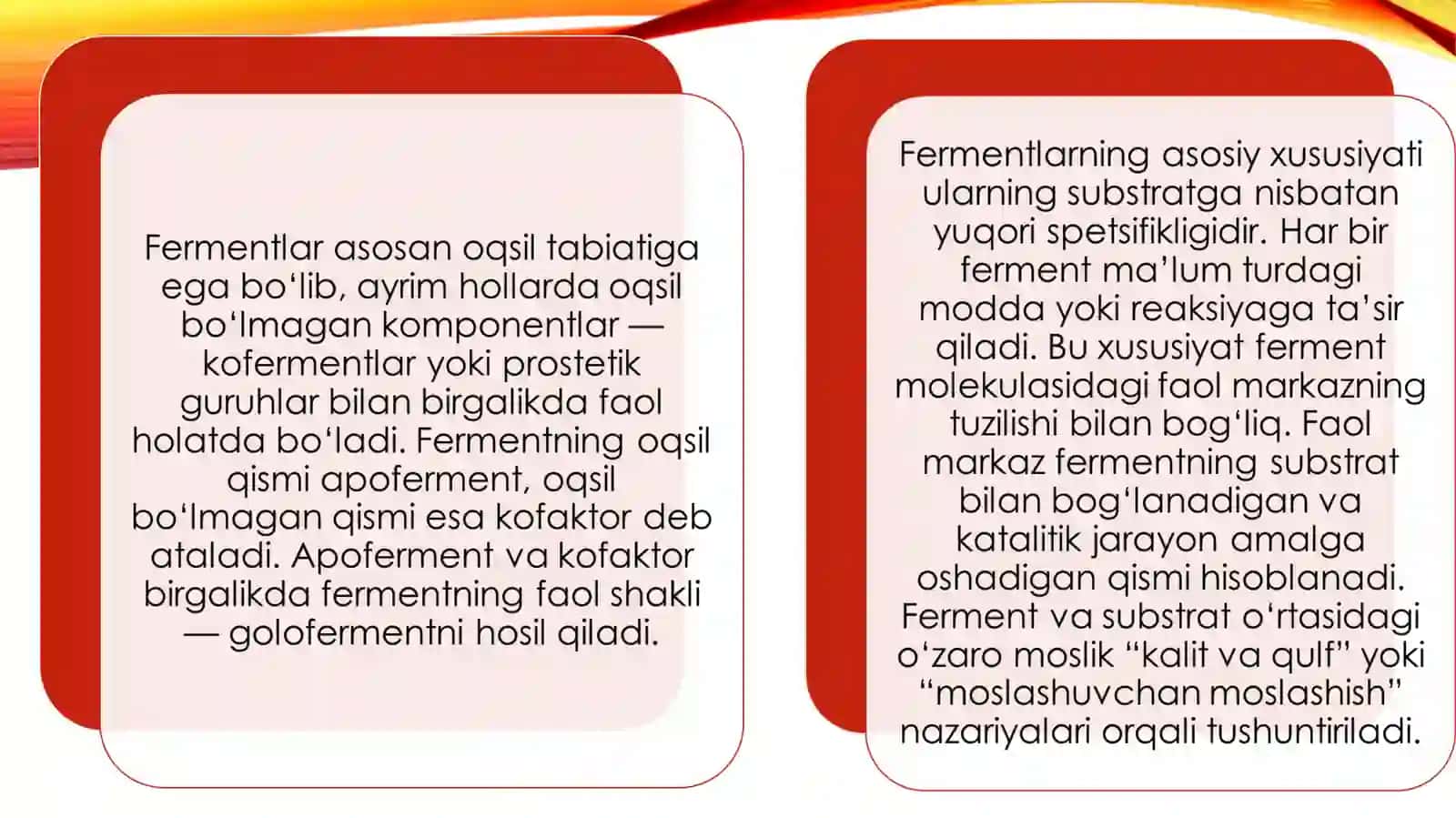 Fermentlar biologik faol moddalar sifatida: ularning tuzilishi, xossalari va sanoatda olish texnologiyasi. 4
