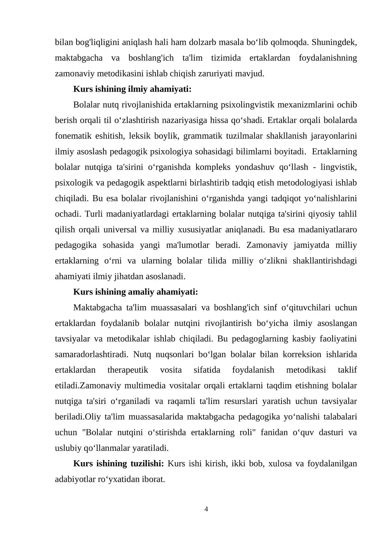 BOB. ERTAKLAR ORQALI BOLALAR NUTQINI OʻSTIRISHNING AMALIY USULLARI 4