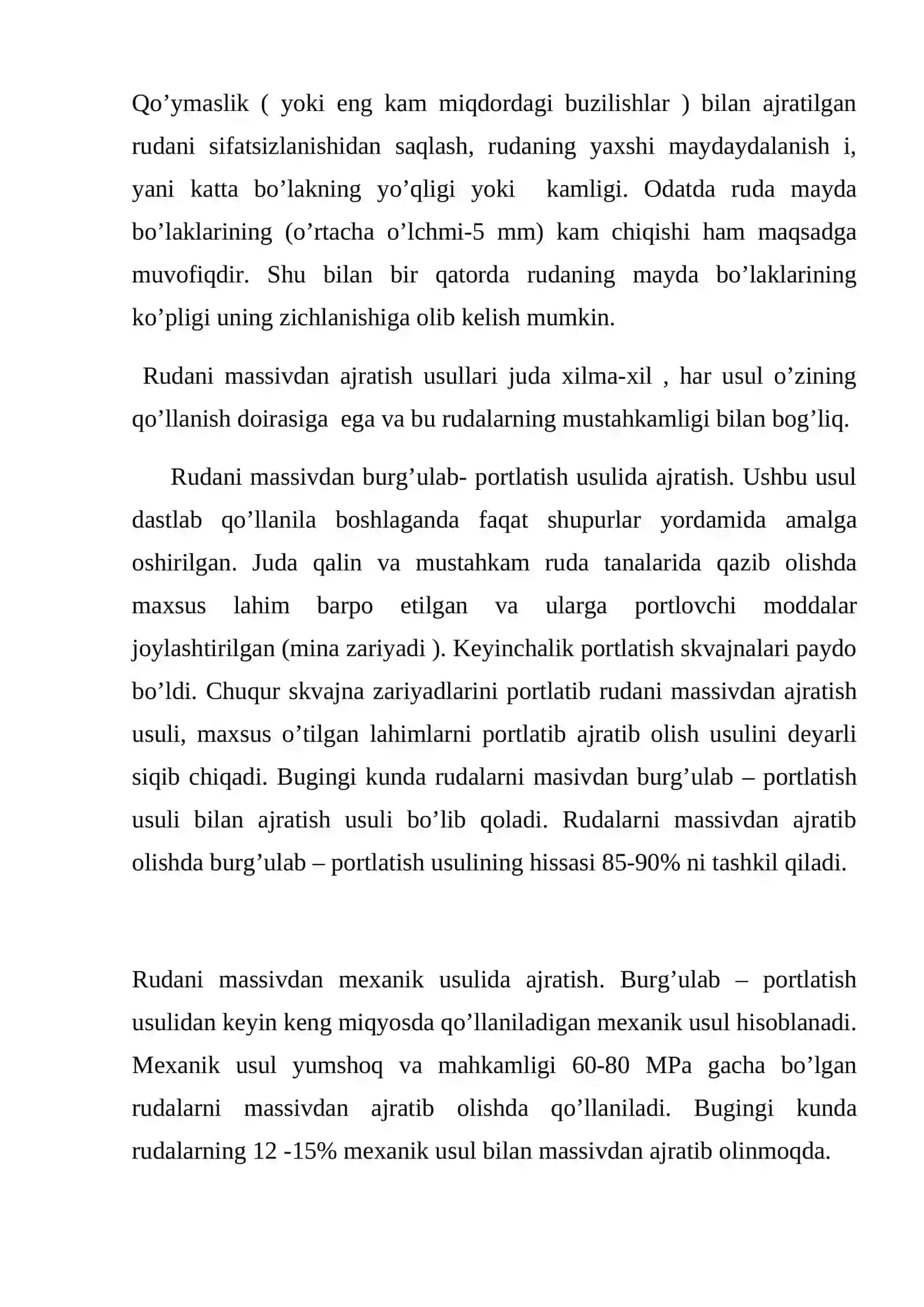 Rudani o’z og’irligi yordamida ko’chirishning asosiy jarayonlari 4