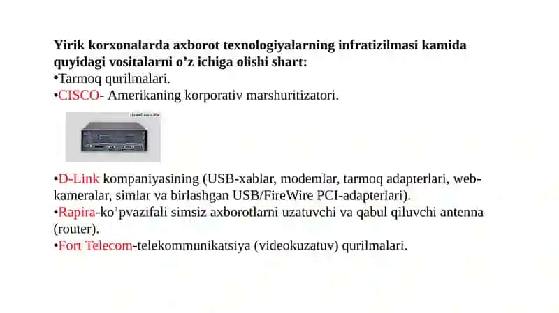 Iqtisodiyotda AKT Infratuzilmasi 4