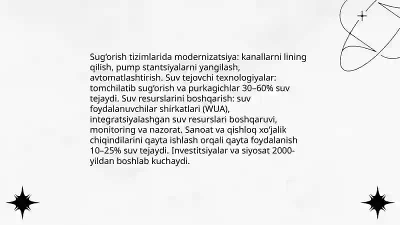 Qishloq xo‘jaligi va sanoat sohasidagi o‘zgarishlar 4