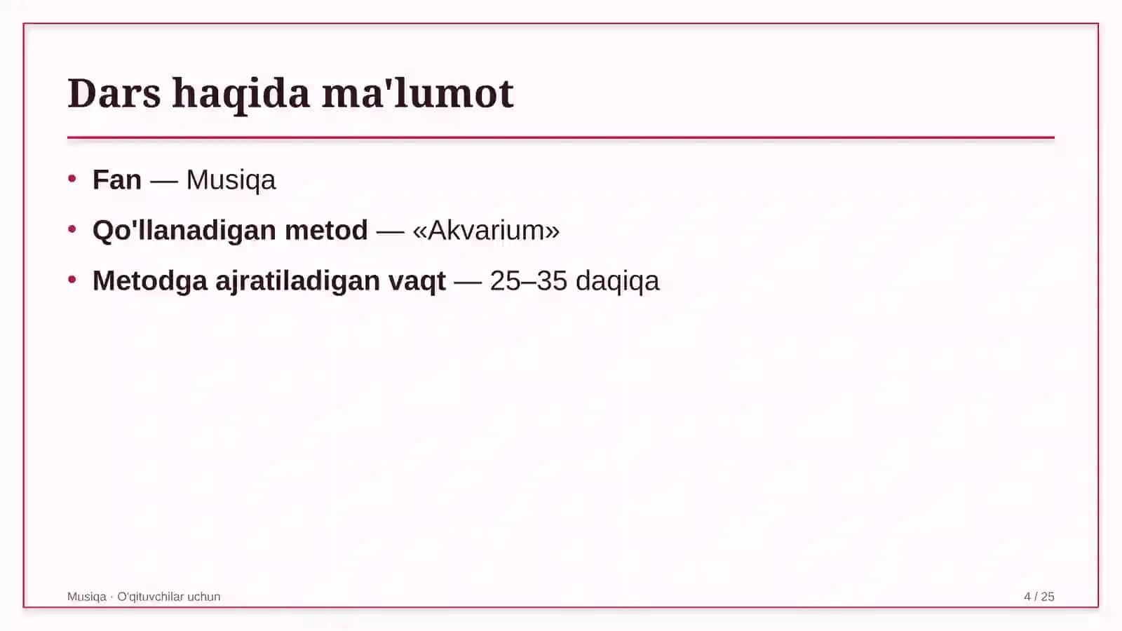 musiqa darslarida akvarium metodidan foydalanish 8133 4