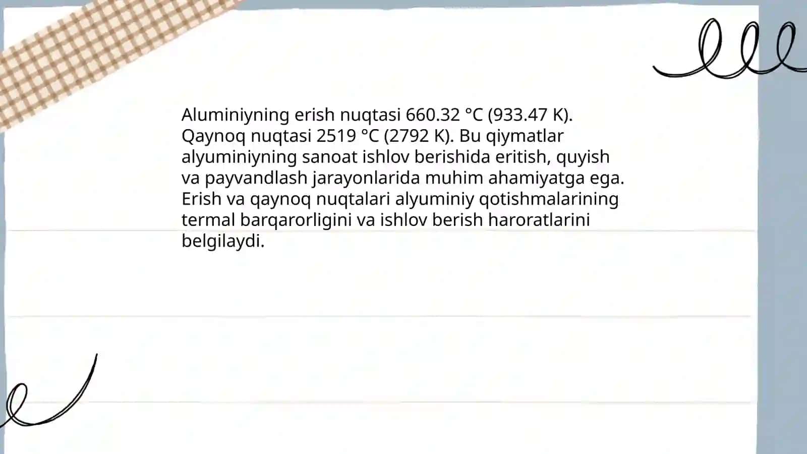 Aluminiy xossalari 4