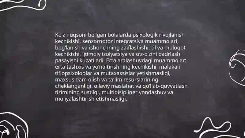 Tiflopsixologiyaning hozirgi davrdagi dolzarb muammolari 4