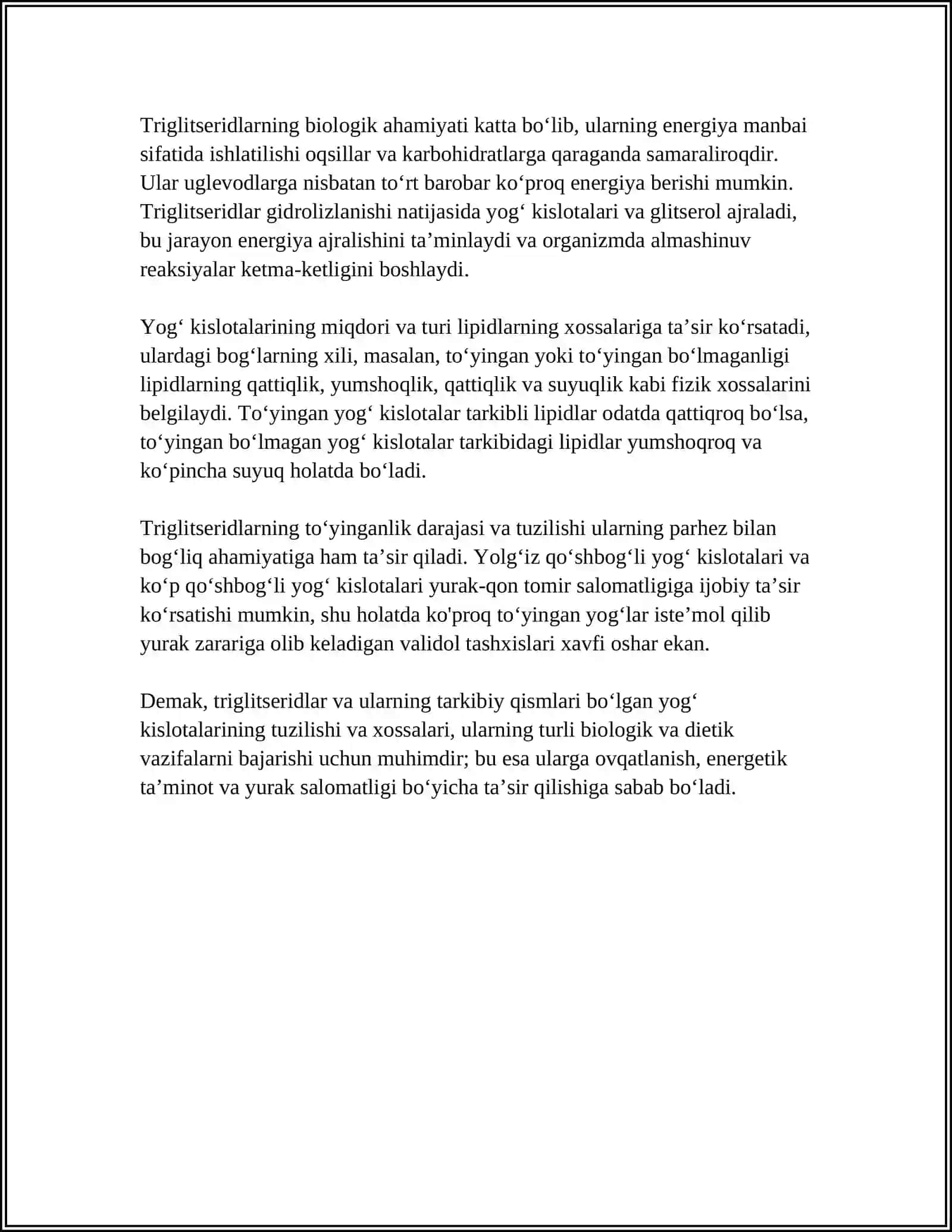 Oddiy lipidlar 4