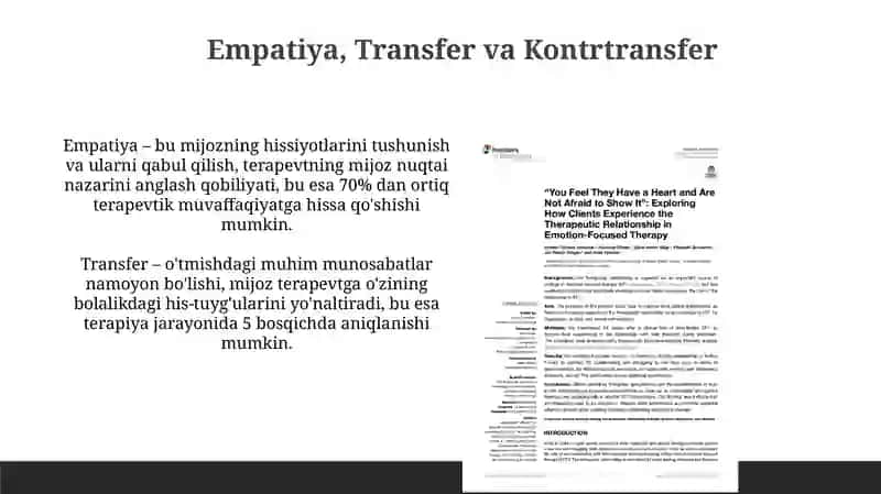 Terapevtik oʻzaro ta’sir psixologiyasi 4