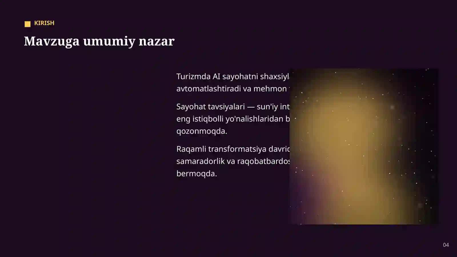 AI TURIZM VA MEHMONDO'STLIKDA 4