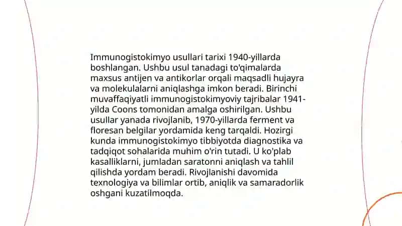 Gistokimyo, Immunogistokimyoviy Usullari 4