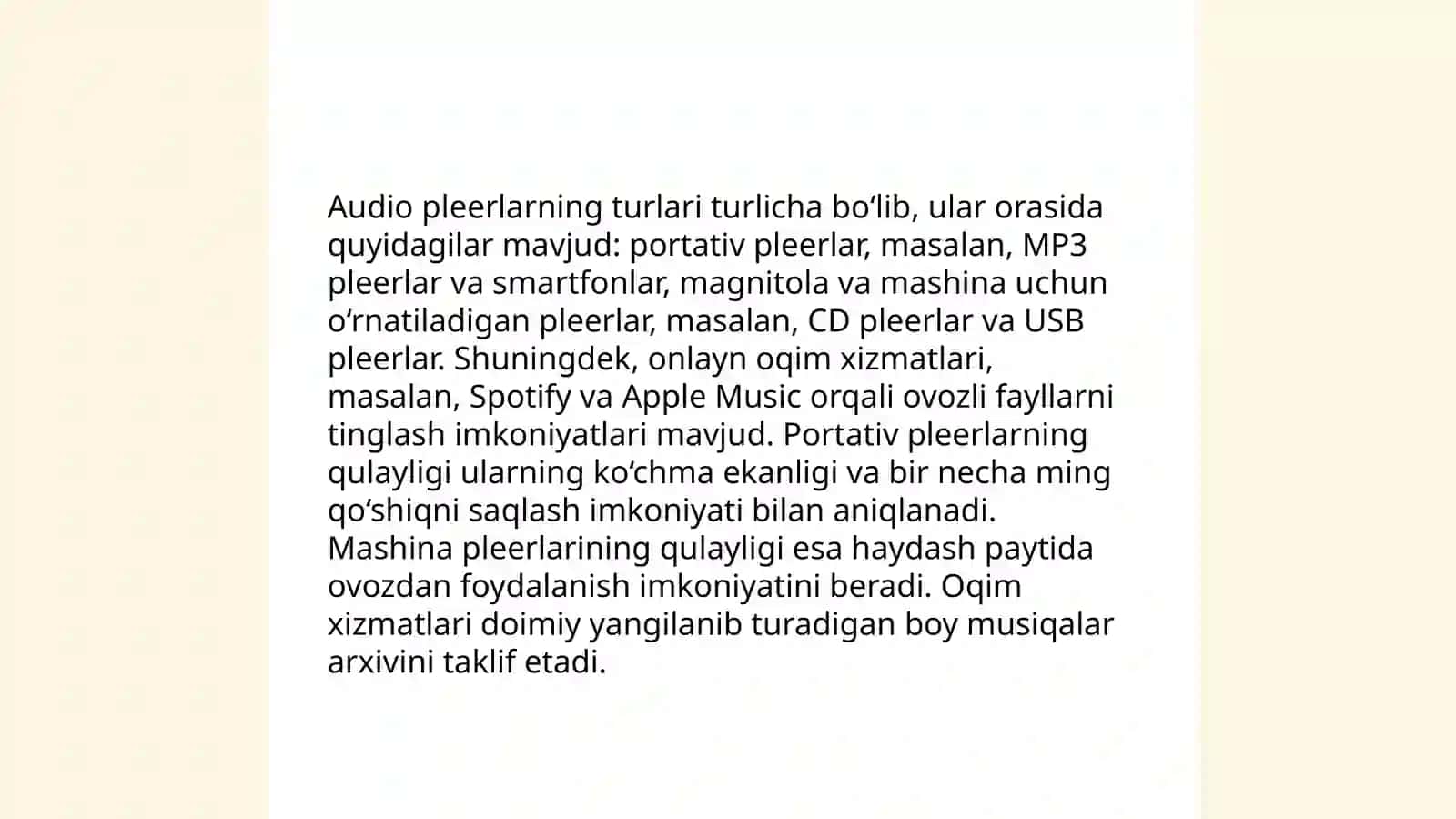 Audio Playerlar 4