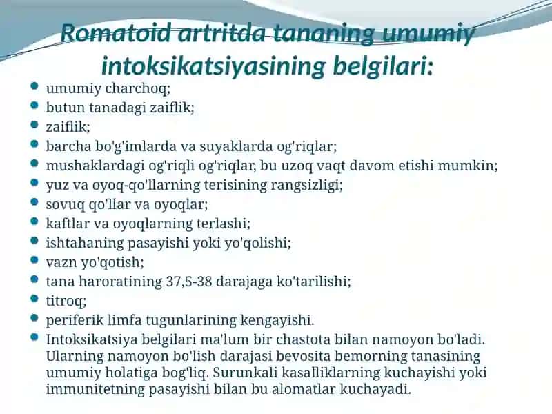 Bolalarda Revmatoid Artrit 4
