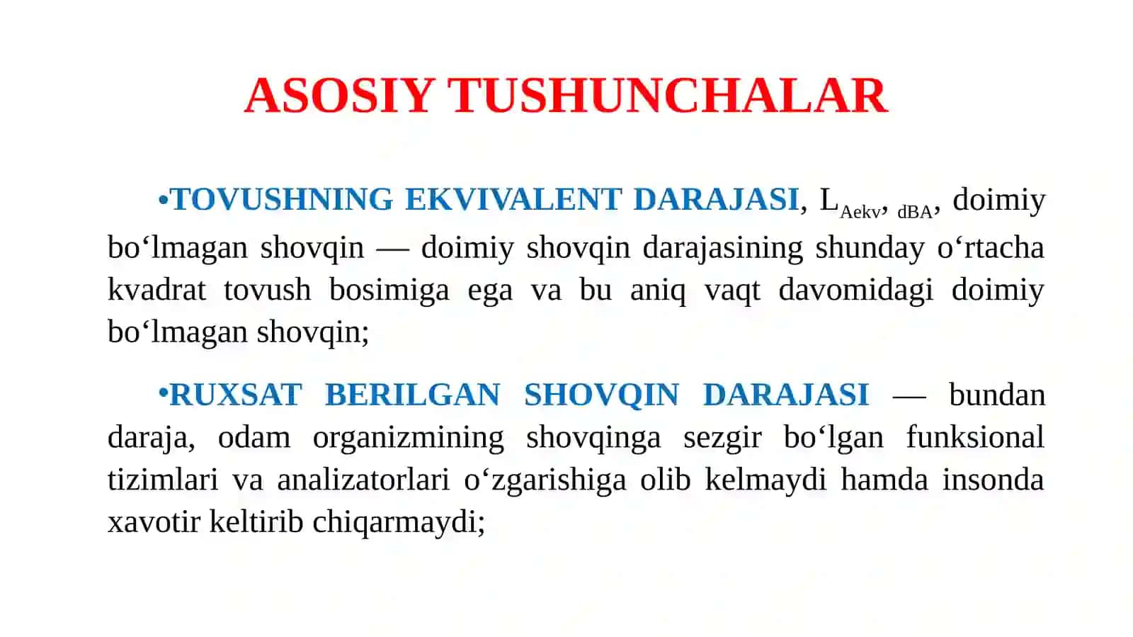 Korxonalarda shovqinni tekshirish va baholash 4
