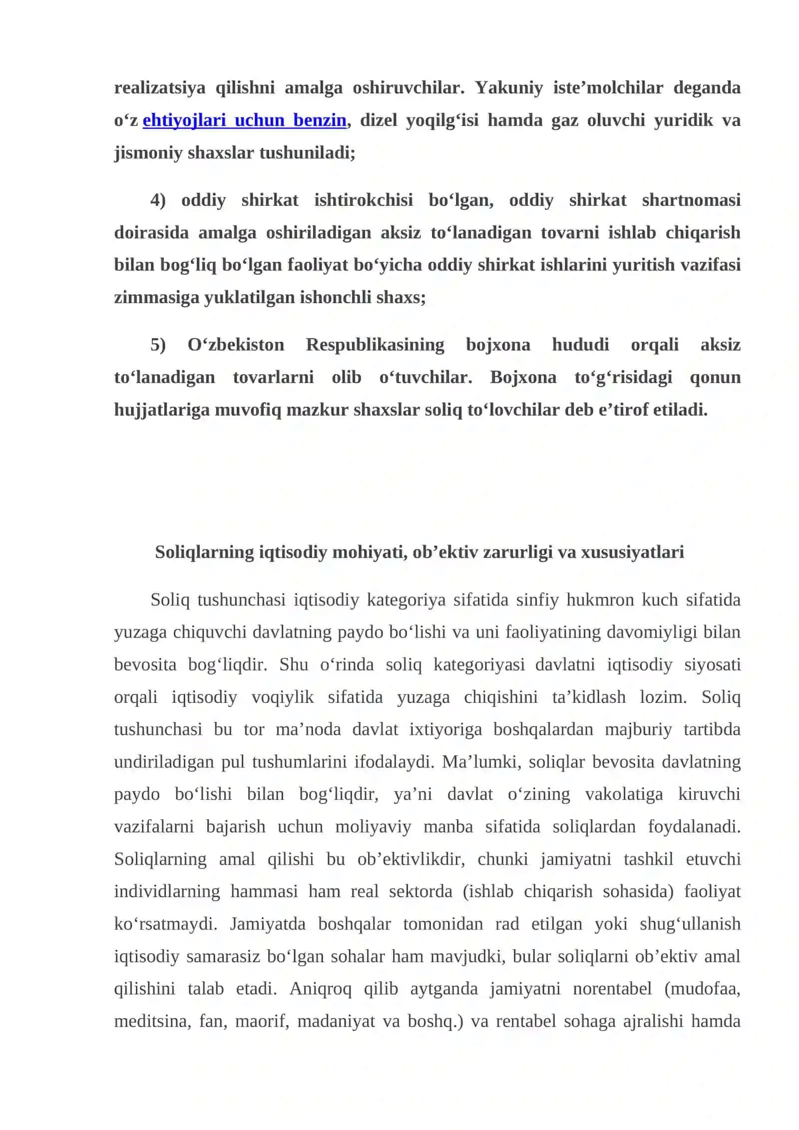 TAYYORLADI: ESHBOYEV AZIZBEK 18-22 GURUH 4