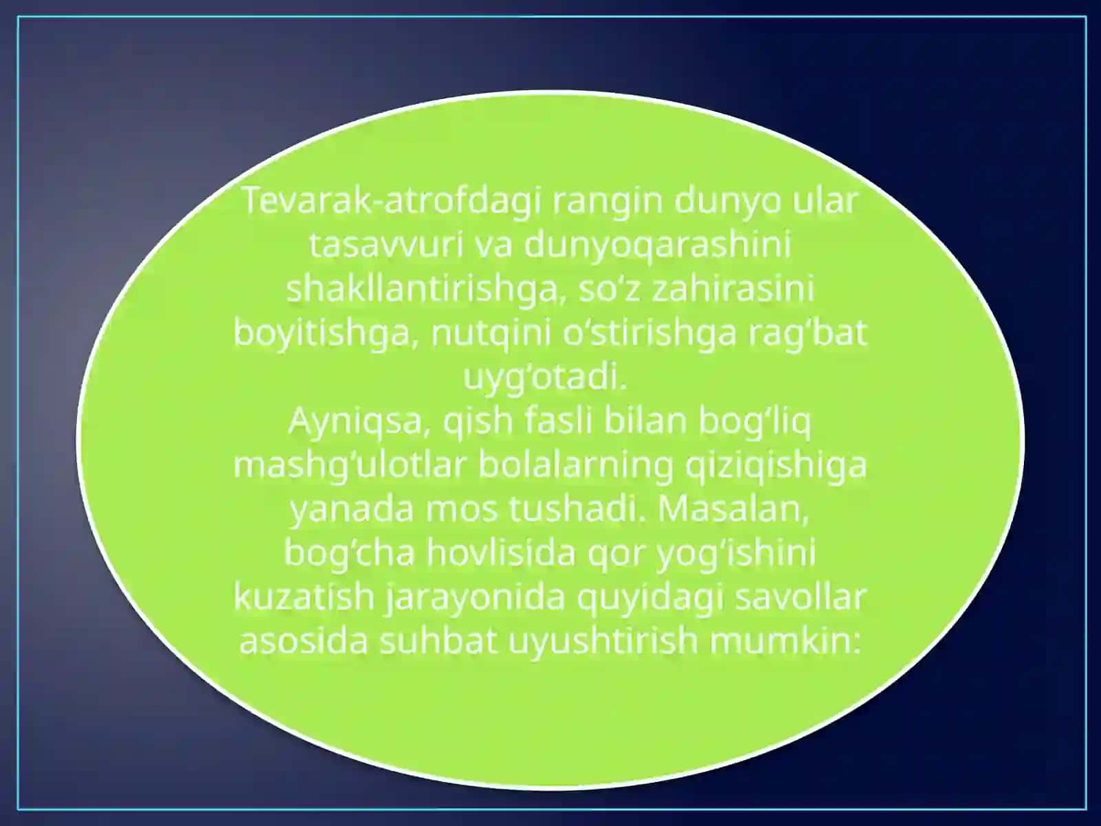 Tevarak-atrof bilan tanishtirish jarayonida bolalar nutqini rivojlantirish 4