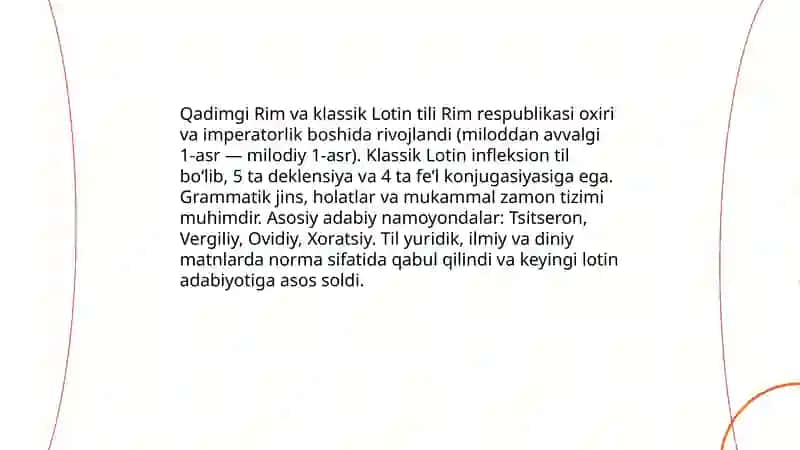 Lotin tili tarixi 4