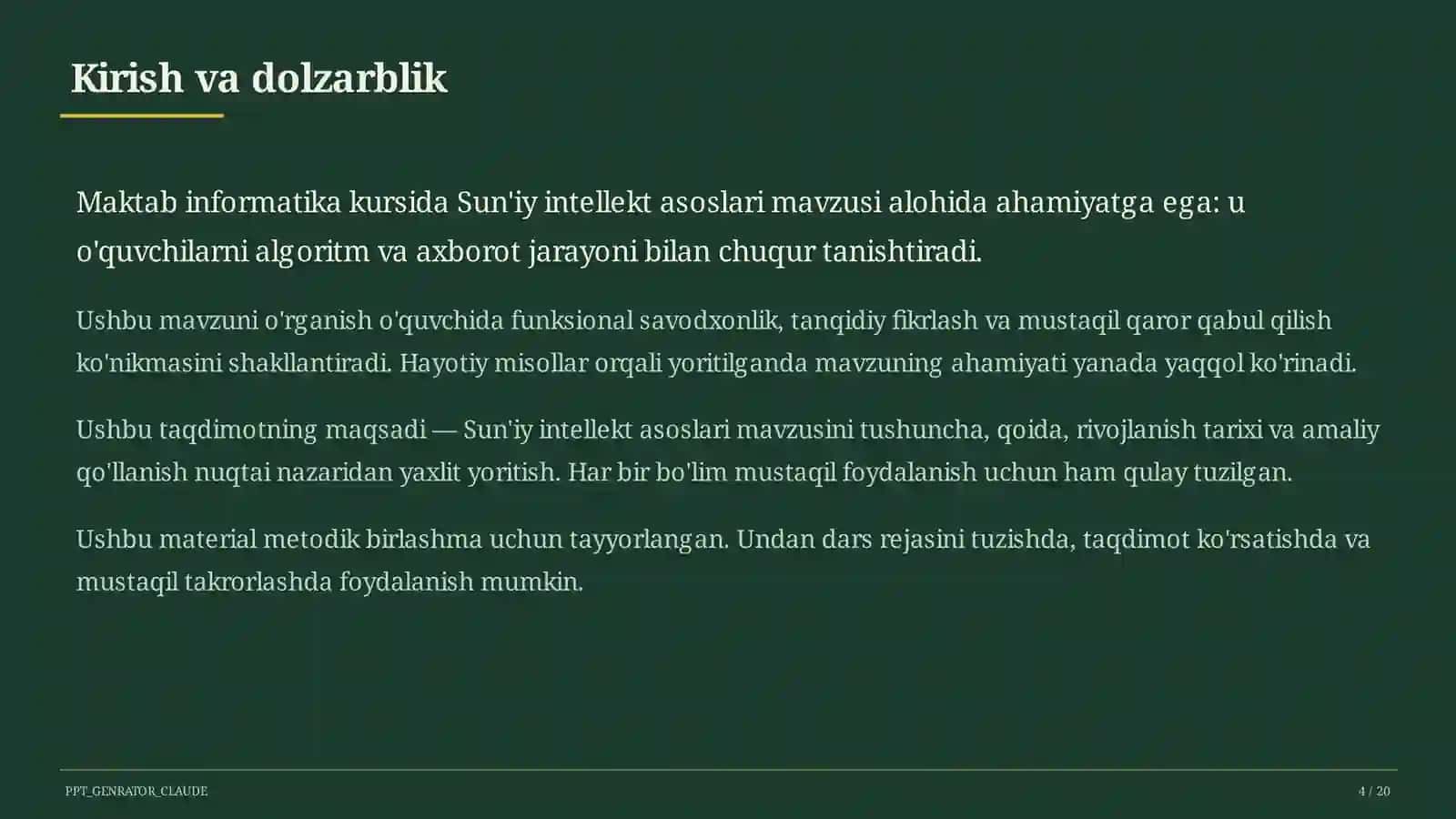 Sun'iy intellekt asoslari (10-sinf) 4