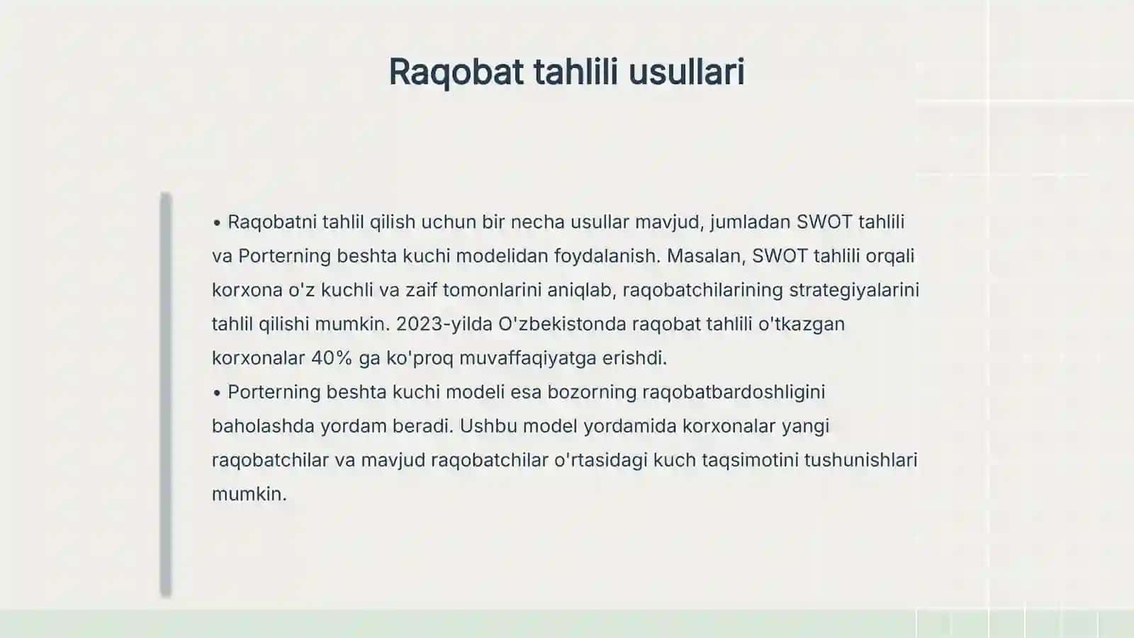 Korxona marketing xizmatini samarali tashkil etish yo'llari 4