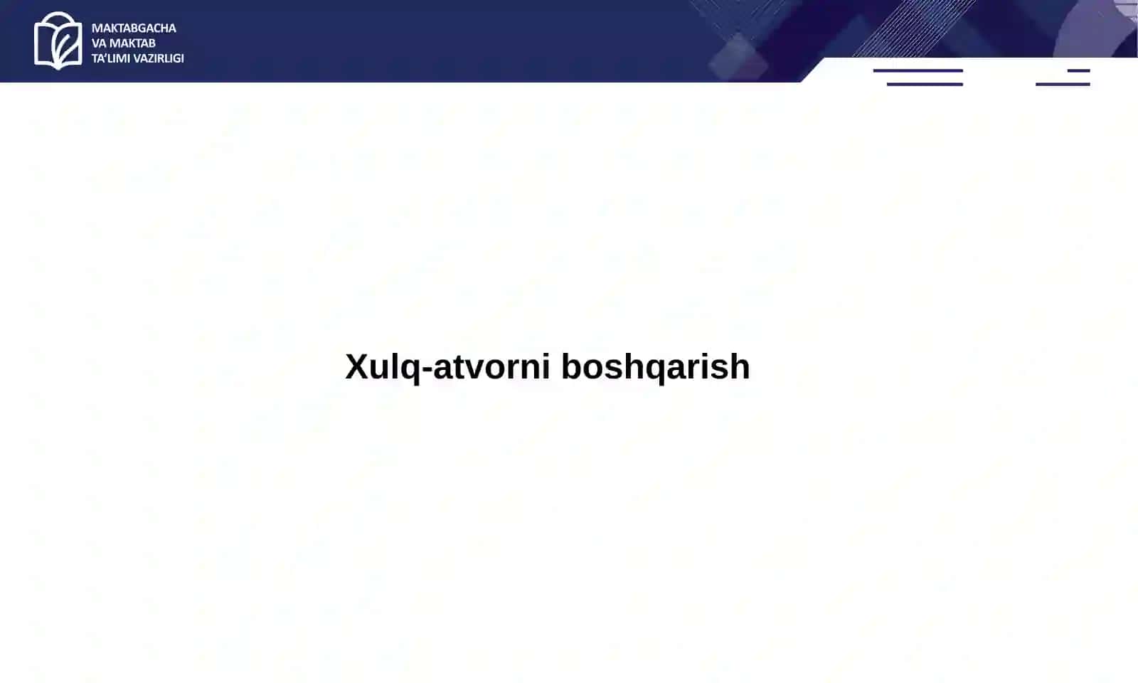 Bola shaxsiga yoʻnaltirilgan ta’lim. Inklyuziv sinflarda xulq-atvorida qiyinchiliklari bo‘lgan bolalarni qo‘llab-quvvatlash 4