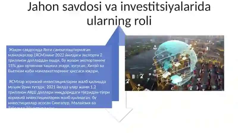 Yangi industreal mamlakatlarning jahon xojaligida tutgan orni 4