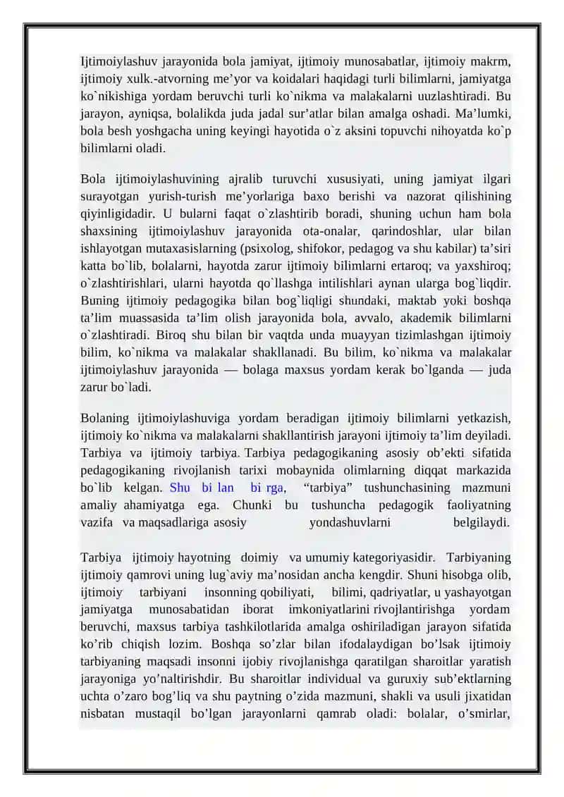 Ijtimoiy Pedagogika Faoliyati 4