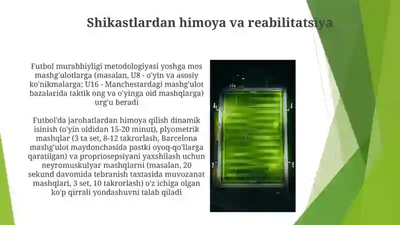 Futbol va uni o'qitish metodikasi 4