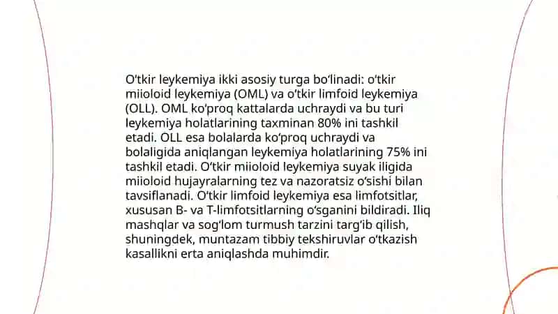 O‘tkir leykemiya 4