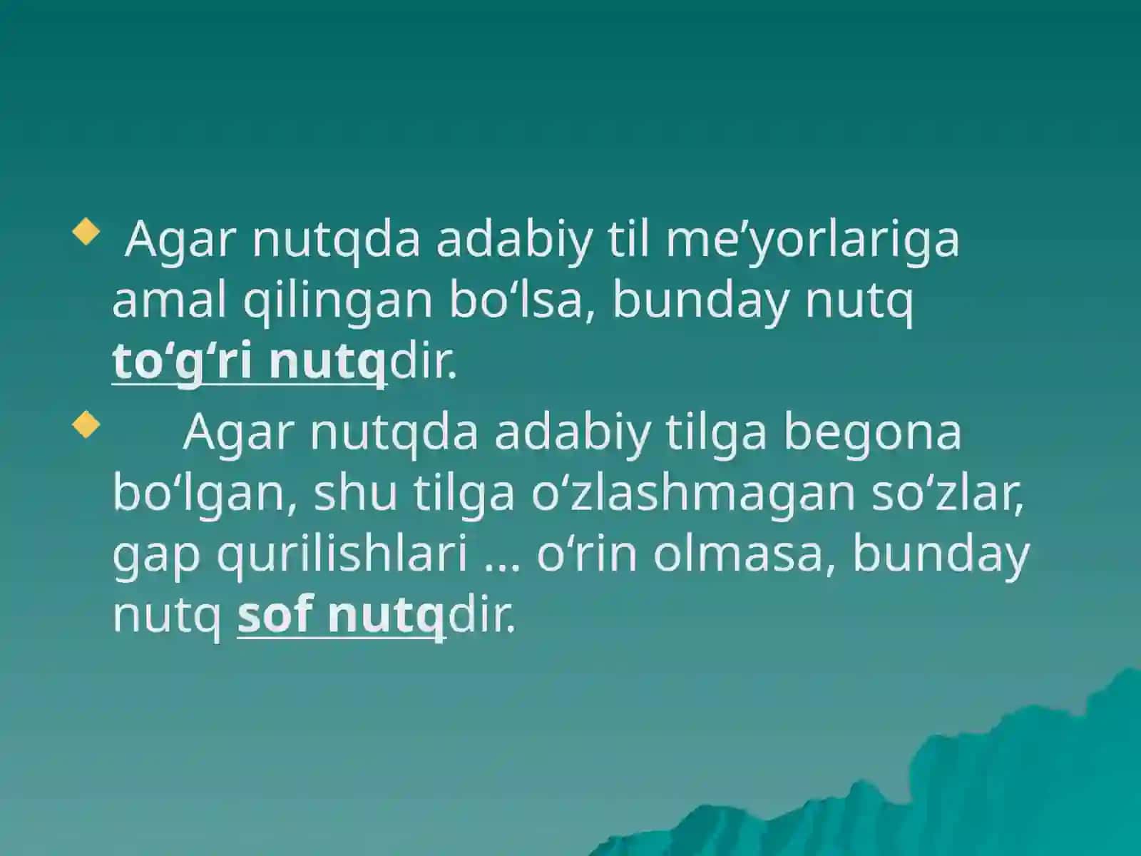 Nutqmadaniyati.Nutqning kommunikativ sifatlari 4