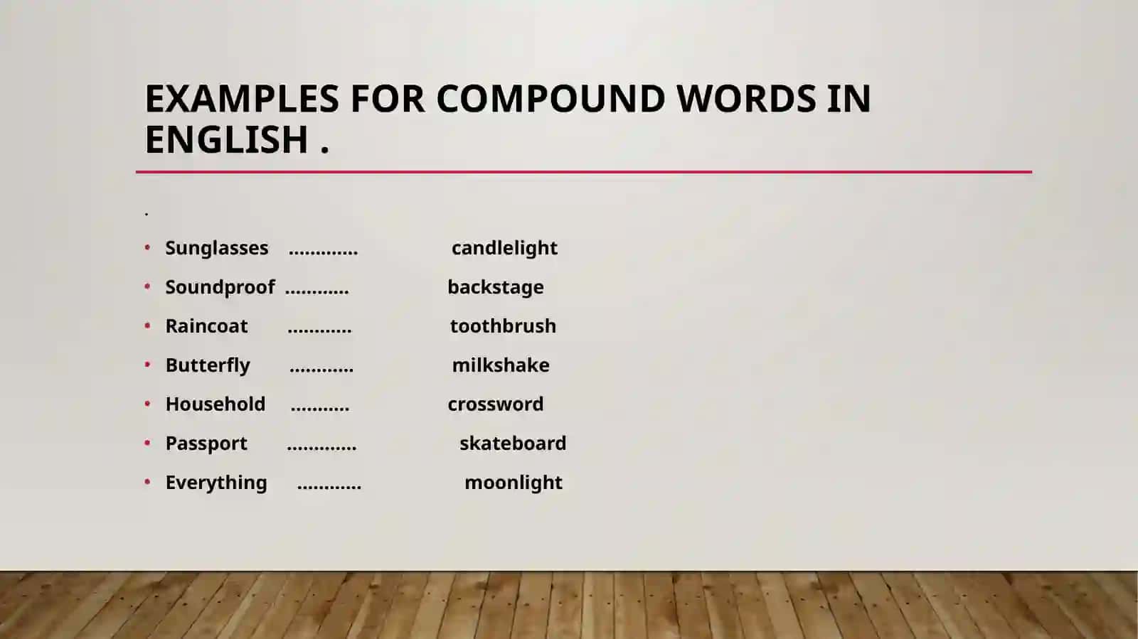 Word composition 4