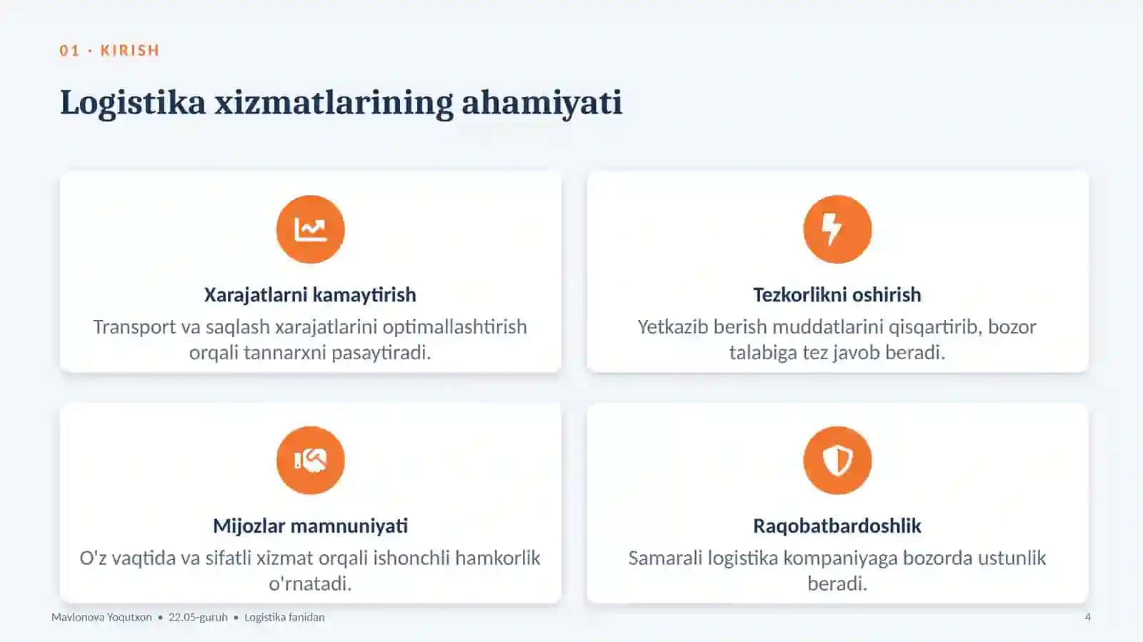 Logistika Fani 4
