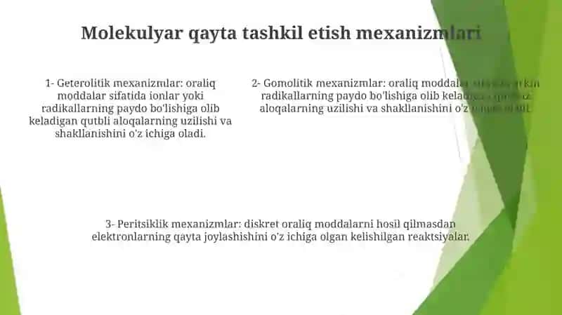 Molekulyar Qayta Guruhlanish 4