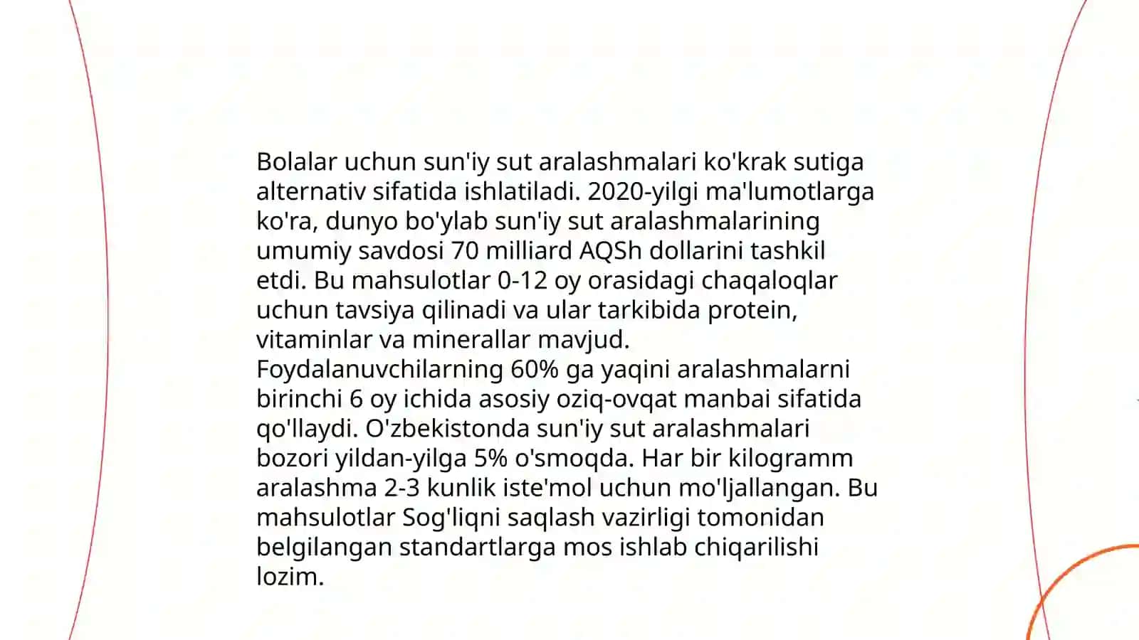 Sun'iy ovqatlantirish tamoyillari 4