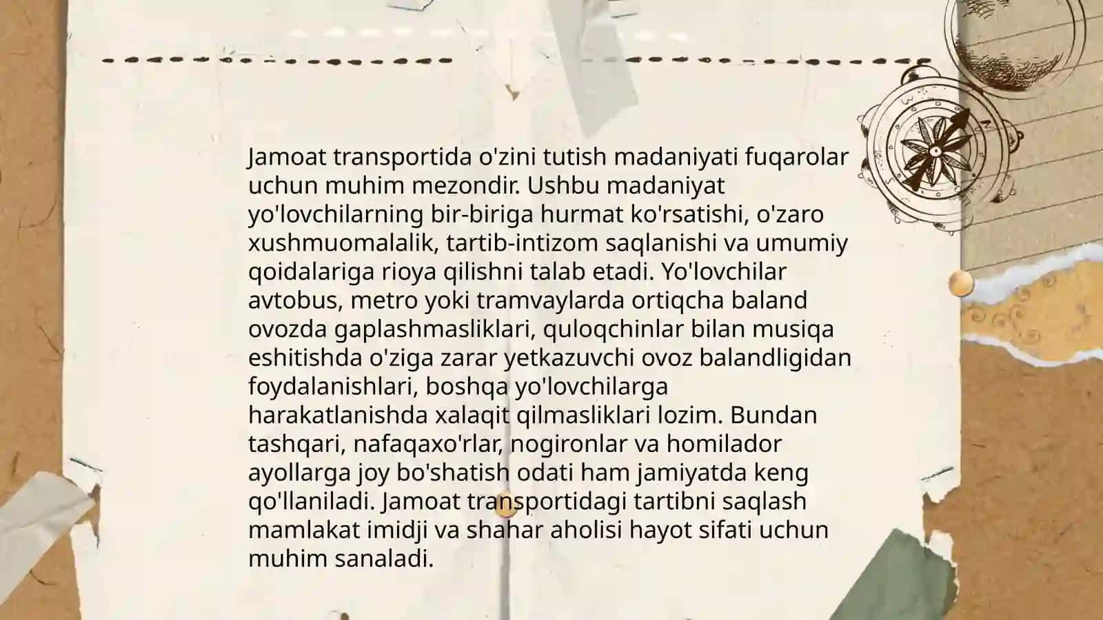 Jamoat joylarida ozini tutish 4