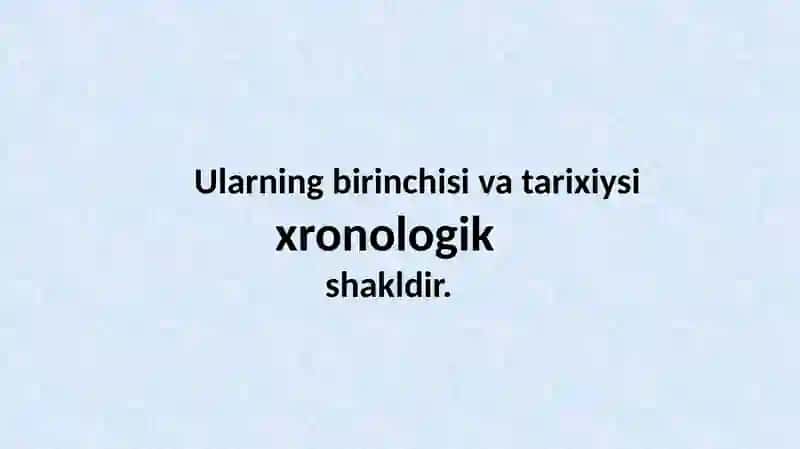 Yangiliklar tuzilmasi: xronologik shakl 4