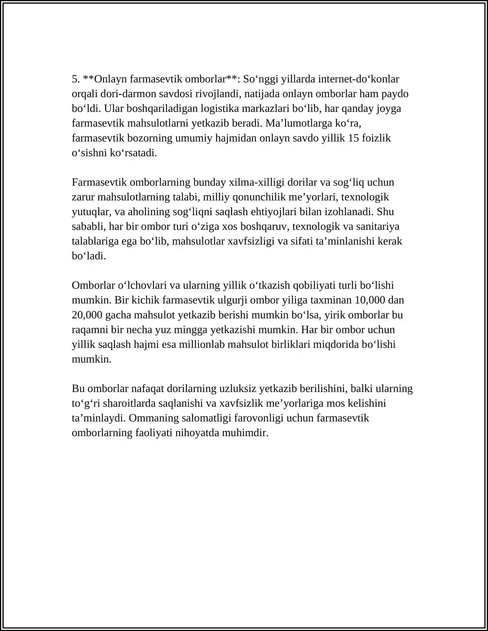 Farmasevtik omborlar turlari 4