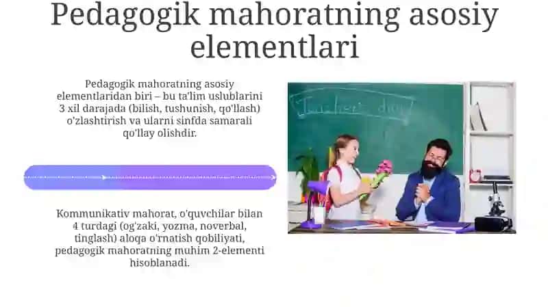 O'qituvchining tarbiyachi sifatidagi mahorati 4