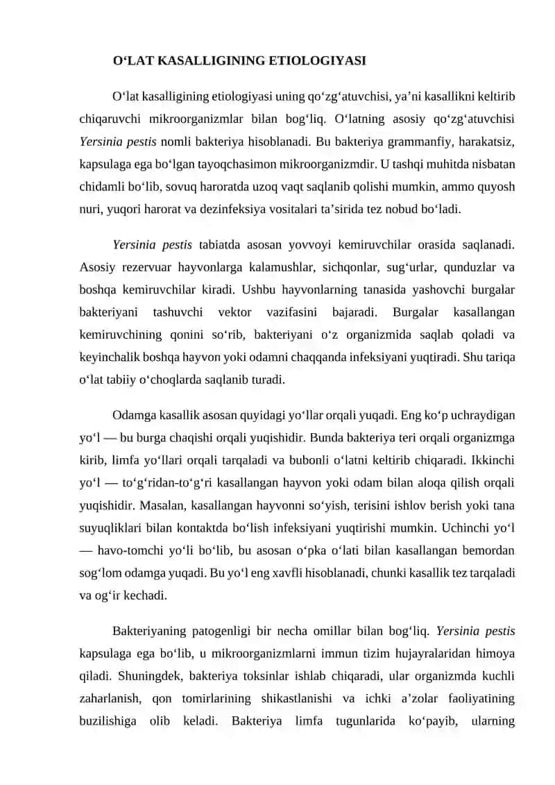 O’LAT KASALLIGINI KLINIKASI 4