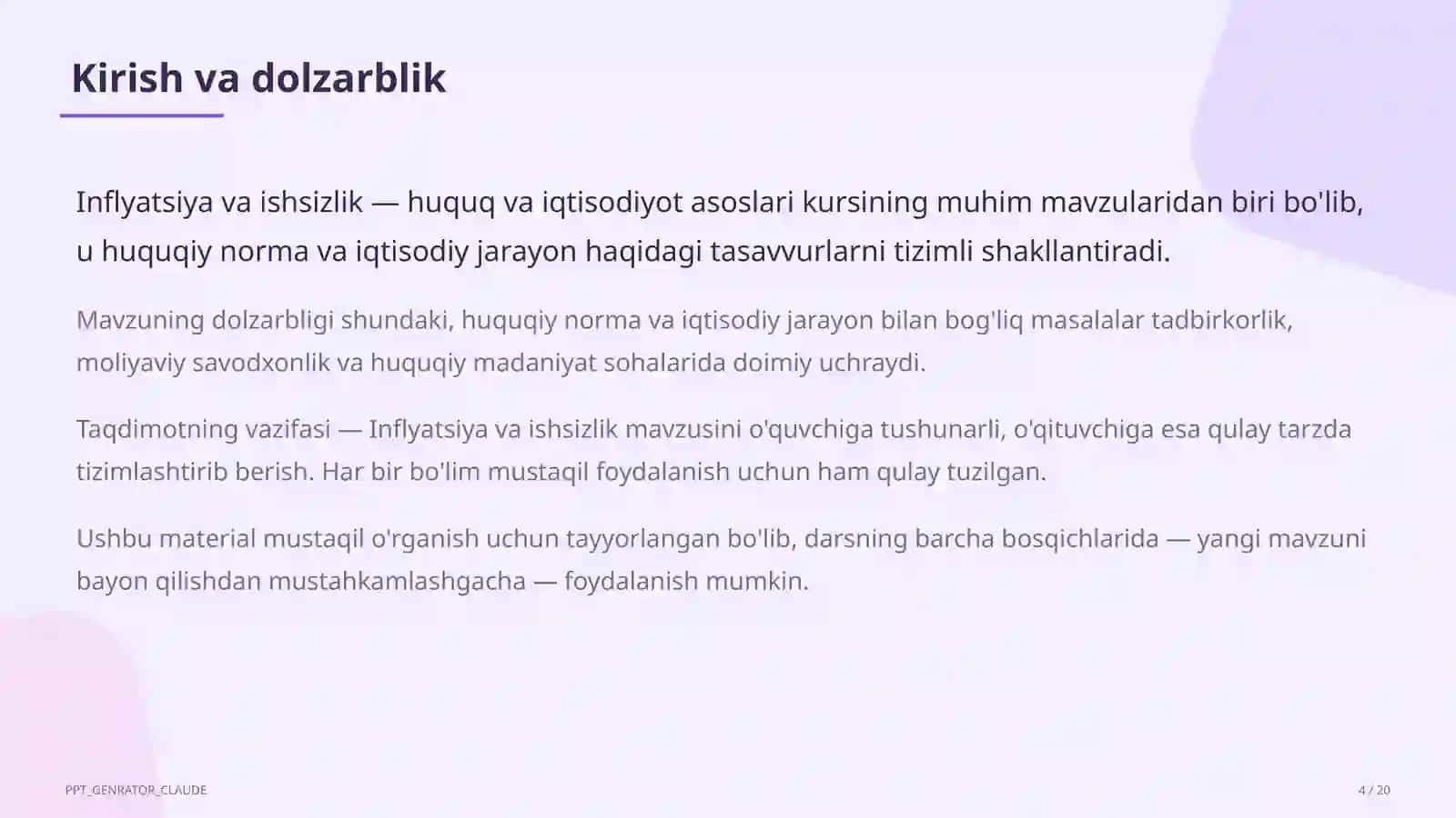 Huquq va iqtisodiyot asoslari (9–11) 4