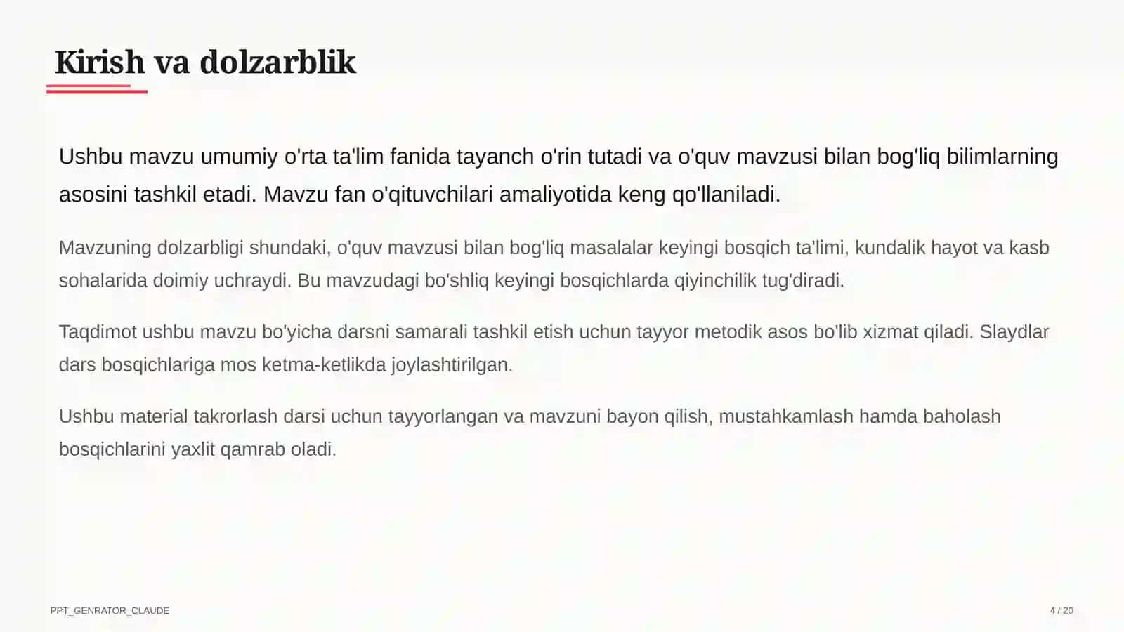Bo'lajak o'qituvchilar uchun kasbiy sertifikatlash: bakalavr va magistrlarga toifa berish tartibi 4