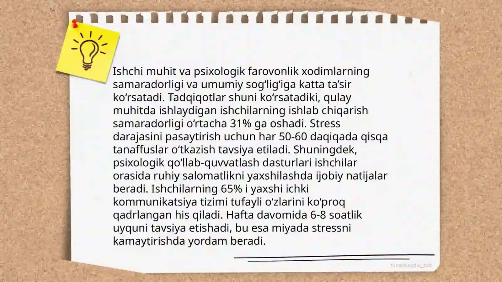 Mehnat psixologiyasi va erganomika 4