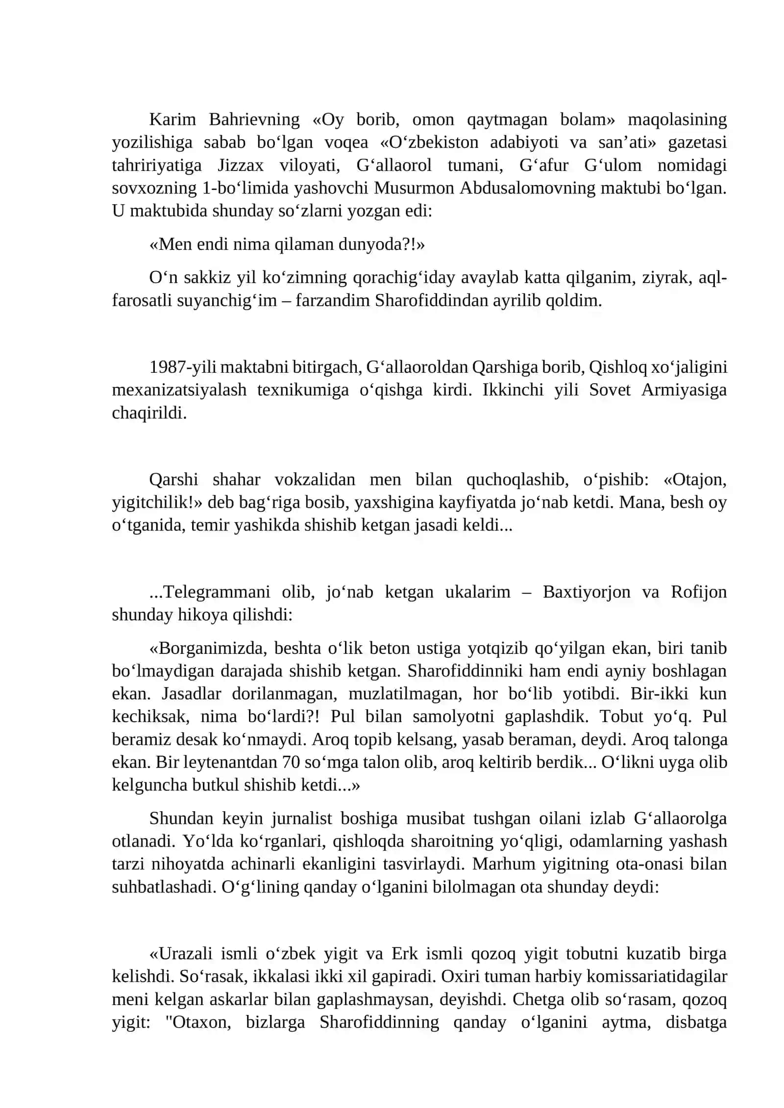 O‘zbekistonda jurnalist surishtiruvining paydo bo‘lishi 4