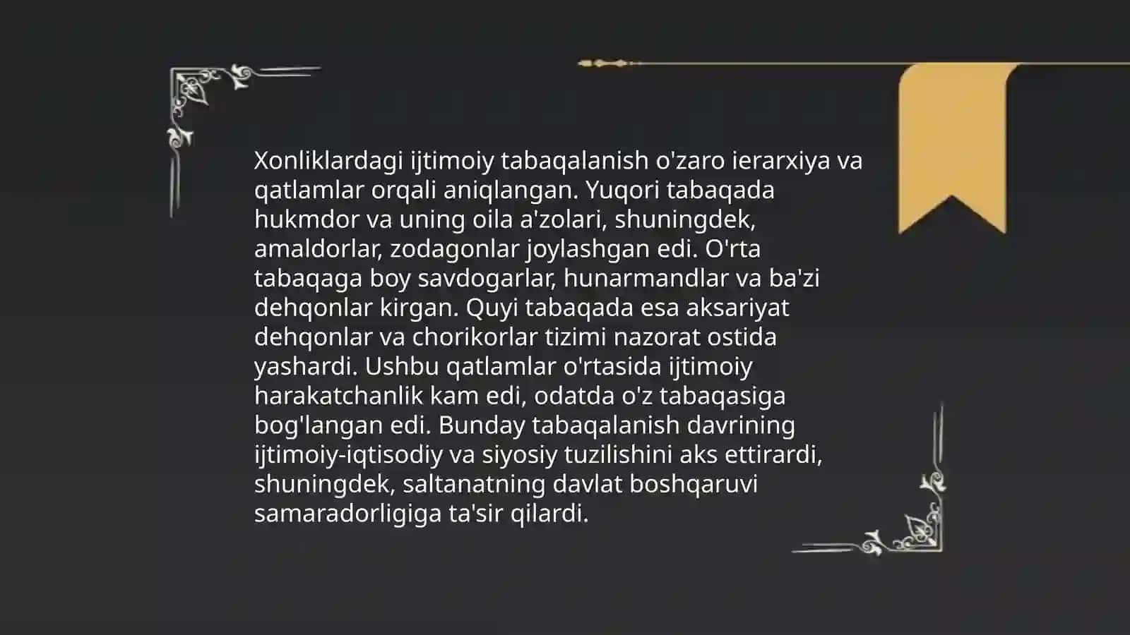Xonlikdagi ijtimoiy siyosiy muhit va umuminsoniy gʻoyalarning shakillanishi 4