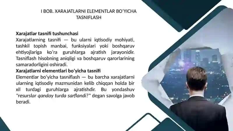 Xarajatlarni boshqarish va tahlil qilishning amaliy ahamiyati 4
