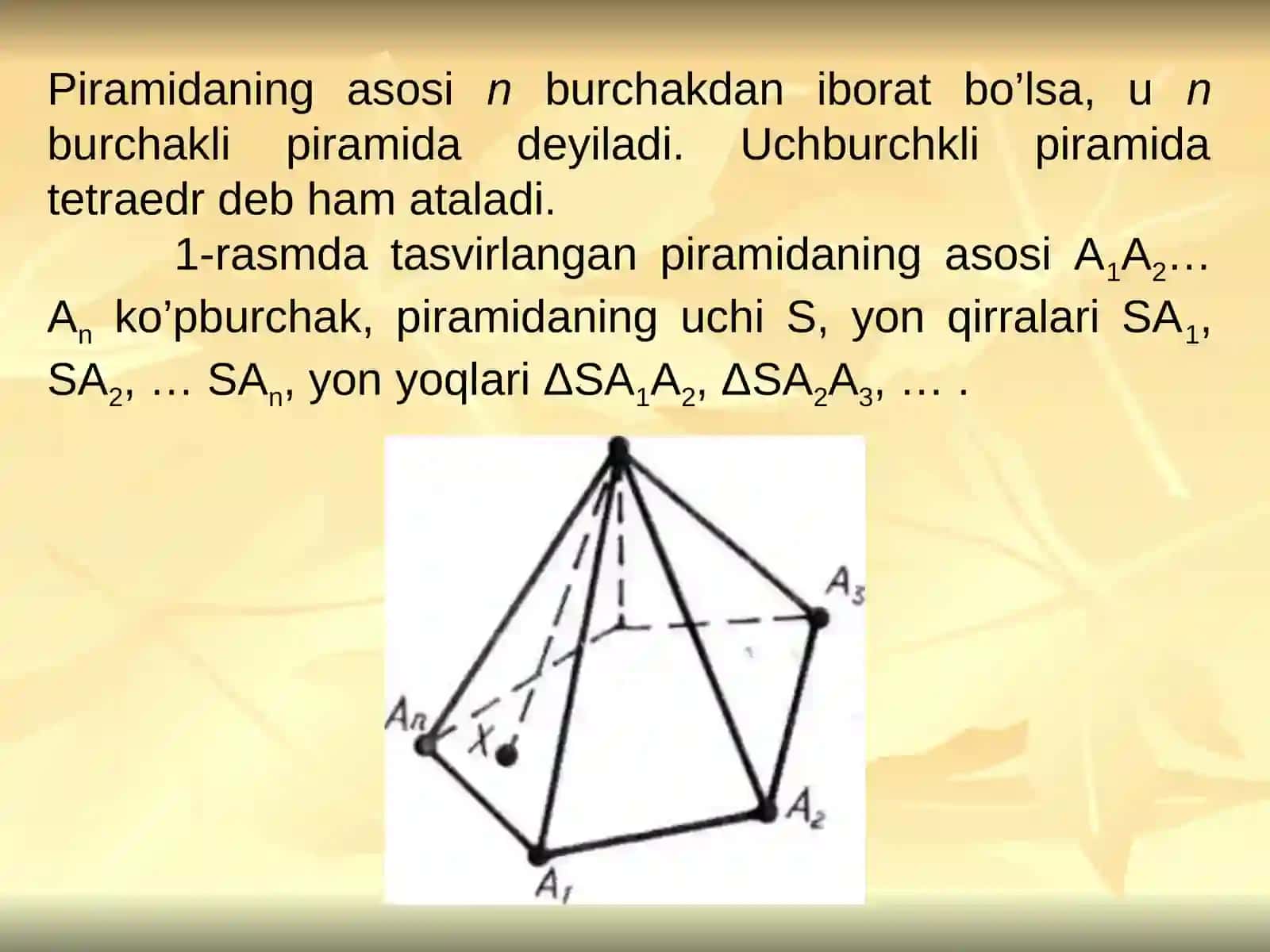 Piramida va uning xossalari 4