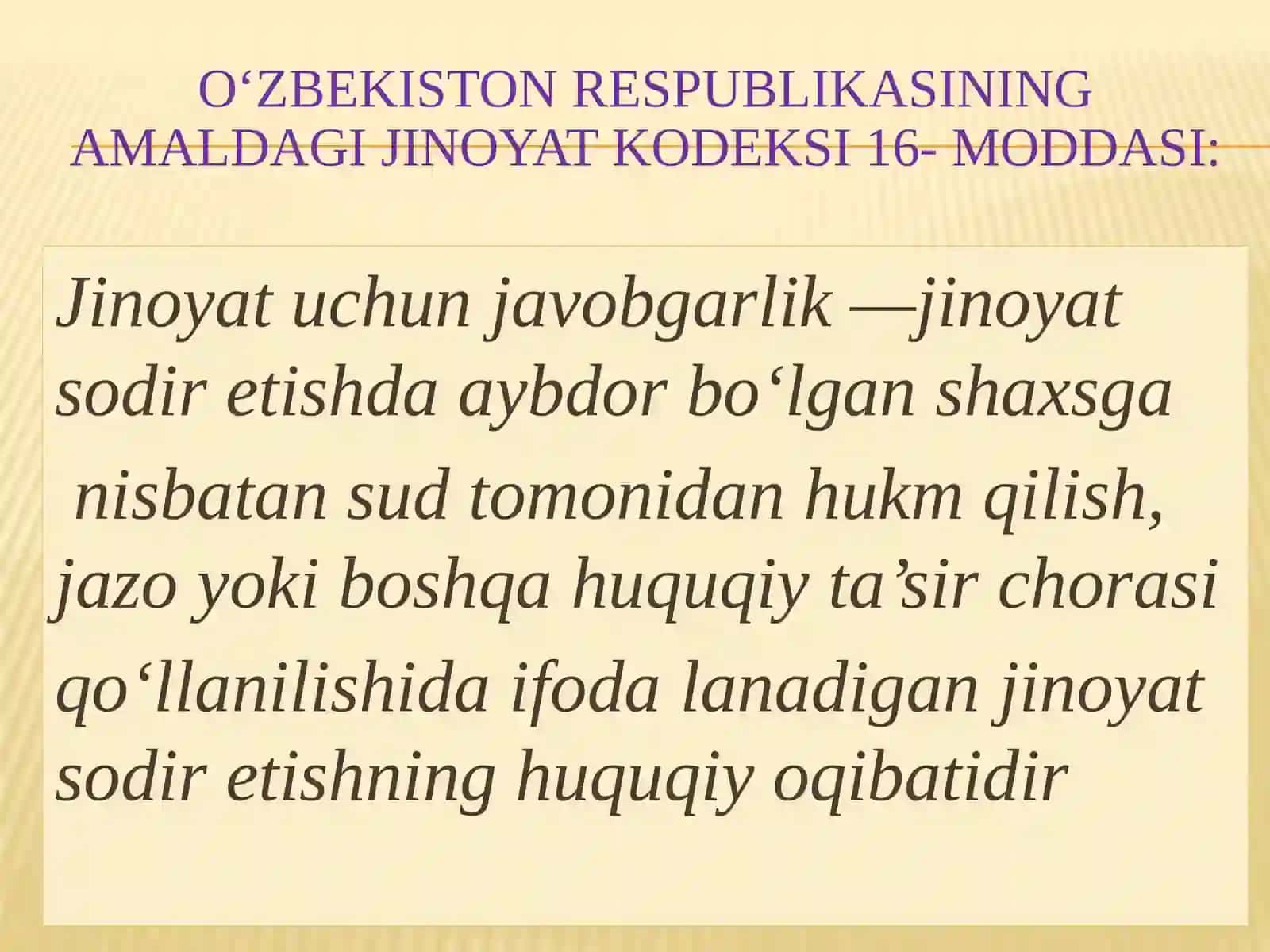 Jinoyat qonunchiligida voyagayetmaganlarning huquq va majburiyatlari 4