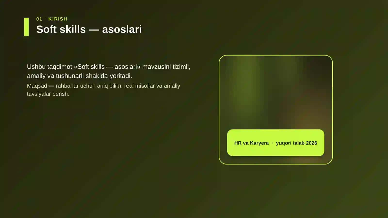 Soft skills — asoslari 4