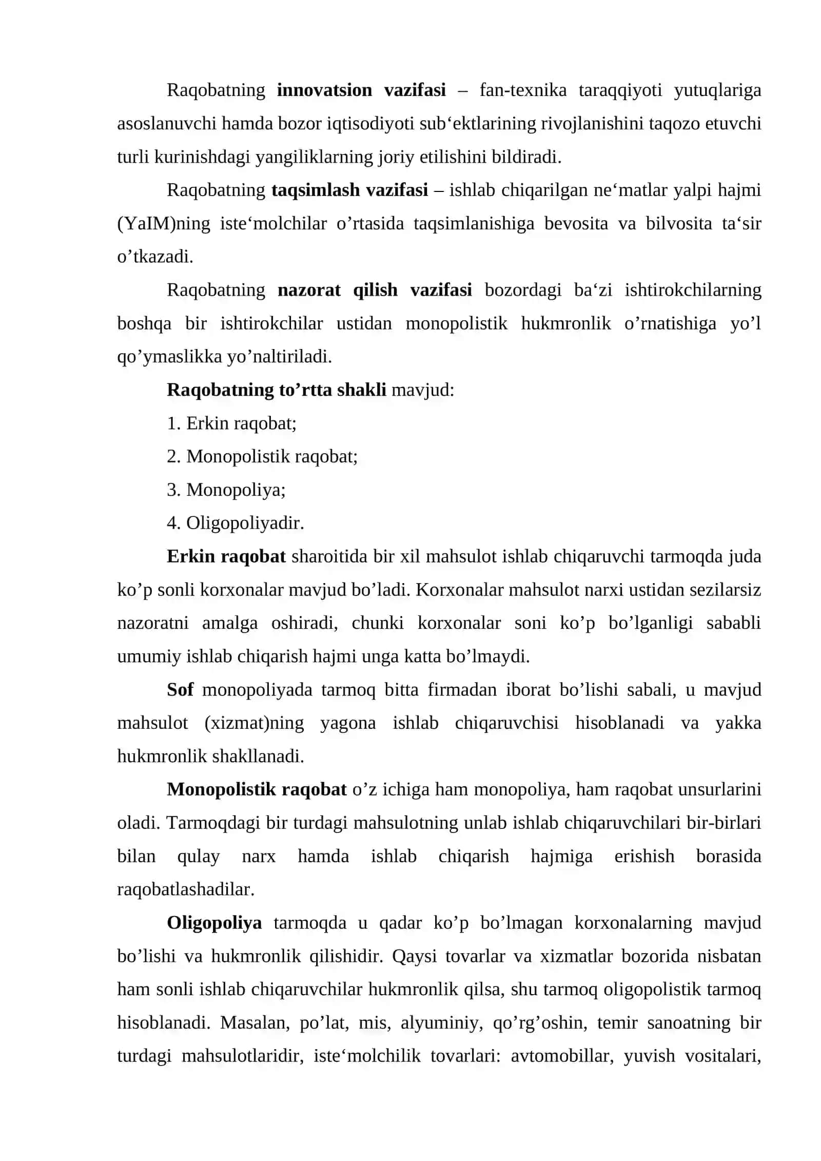 Raqobatning Kuchayishi 4