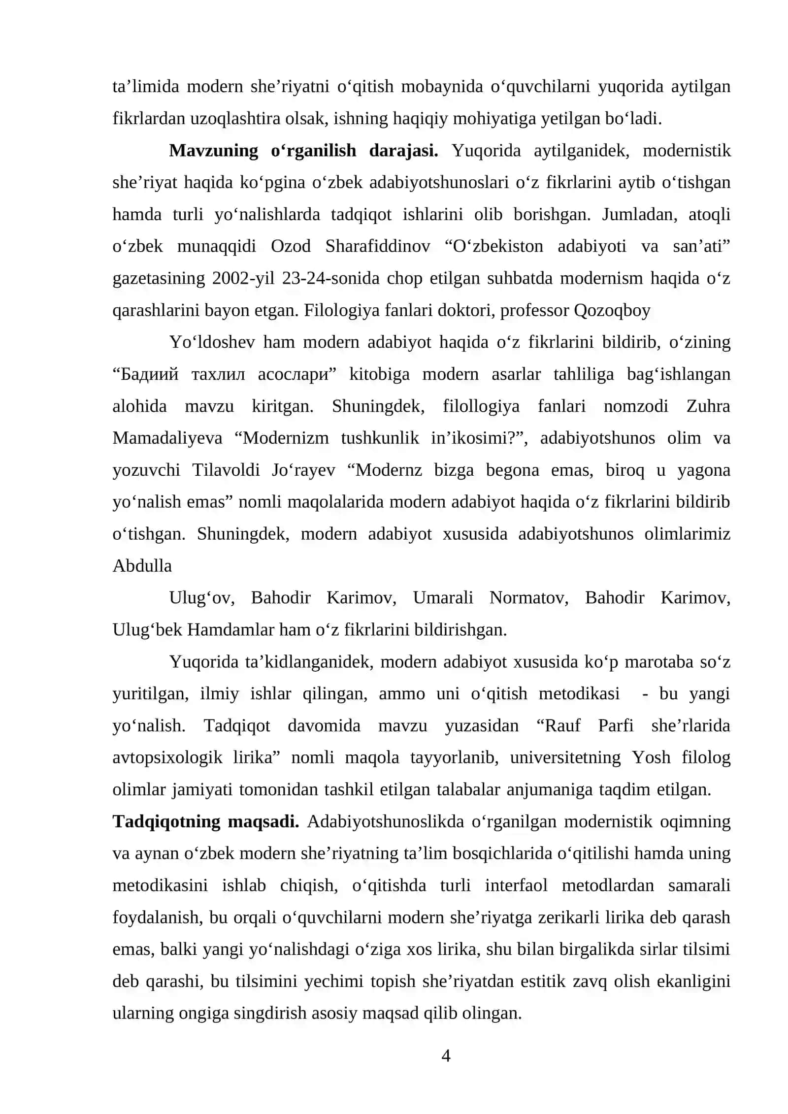 O'ZBEK MODERN SHERIYATI TARAQQIYOTI 4