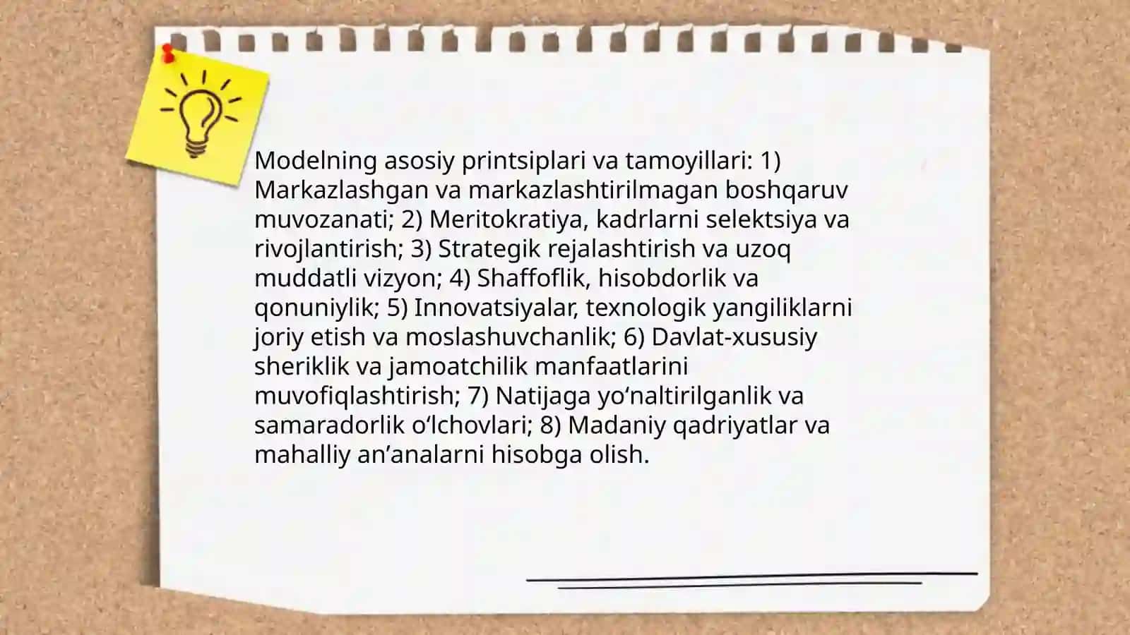 Menejmentning Azarbayjancha modeli va uning asosiy afzalligi 4