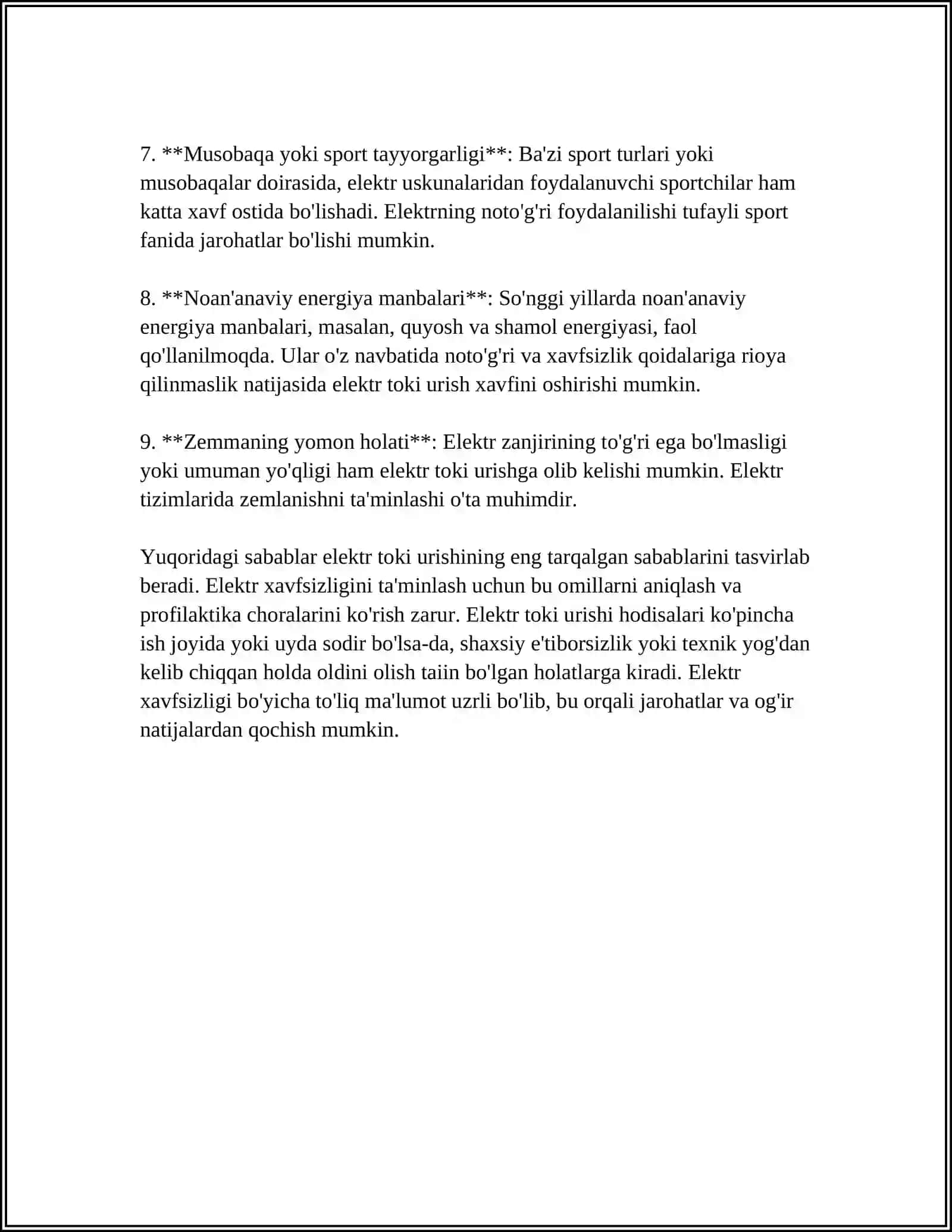 FUQARO, UHOFAZASINING UMUMIY TASNIFI (TOK URGANDA BIRINCHI YORDAM VA TOK URGANDA BELGILARI) 4