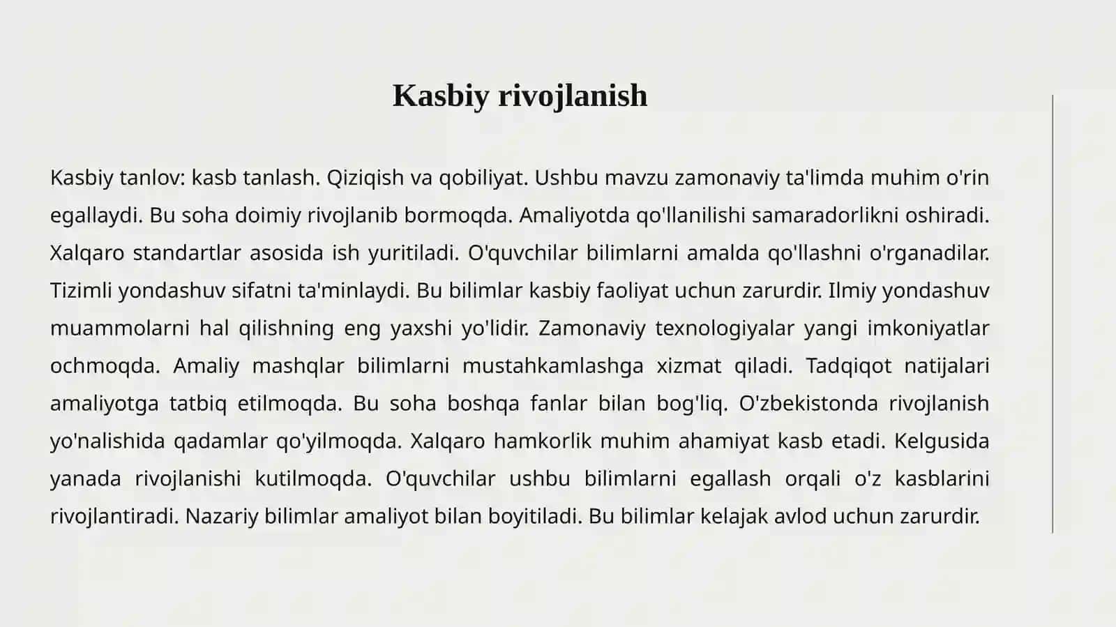 KASBIY IJTIMOIYLASHUV 4